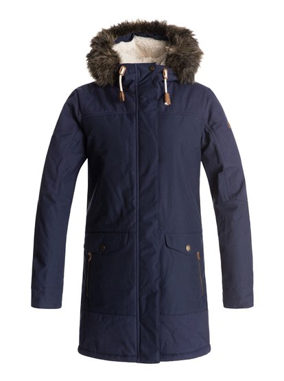 roxy, Парка Tara, PEACOAT (btn0) Tara - Waterproof Longline Parka ERJJK03185