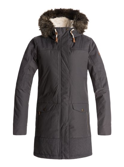 roxy, Парка Tara, FORGED IRON (kyc0) Tara - Waterproof Longline Parka ERJJK03185