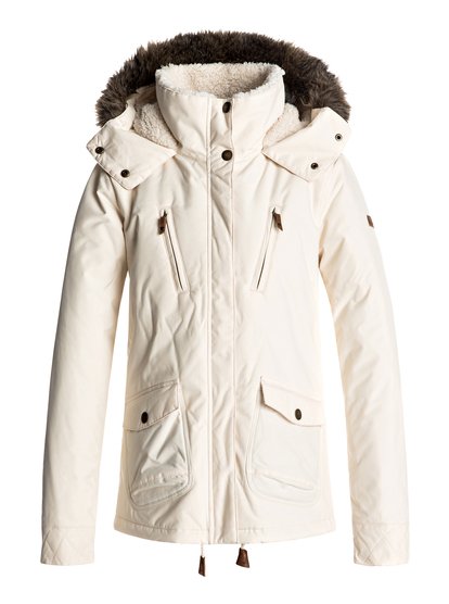 roxy, Куртка Darcy 5K, ANGORA (tee0) Darcy 5K - Waterproof Hooded Jacket ERJJK03188