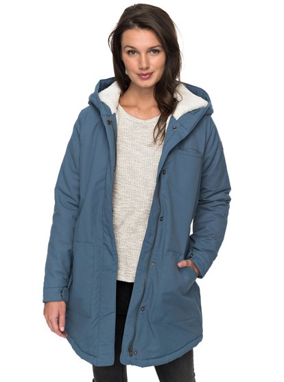 roxy, Парка Deep Seas, CHINA BLUE (bnd0) Deep Seas - Water Repellent Longline Parka ERJJK03196