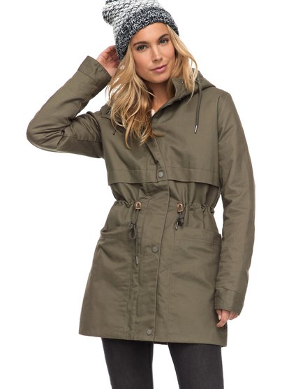 roxy, Парка Sea Dance, DUSTY OLIVE (gpb0) Sea Dance - Water Repellent Parka ERJJK03199