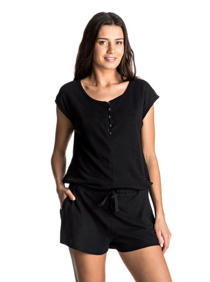 roxy, Комбинезон Always On My Mind на пуговицах, ANTHRACITE (kvj0) Always On My Mind - Buttoned romper ERJKD03100