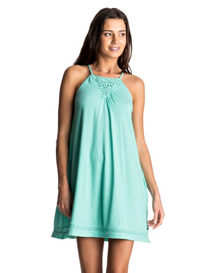 roxy, Платье Wooden Ships, POOL BLUE (bhf0) Wooden Ships - Halter Dress ERJKD03102