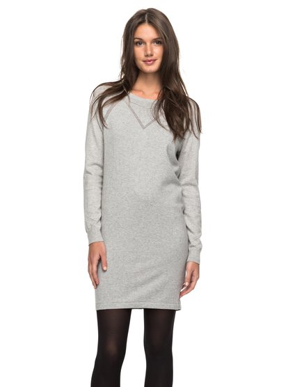 roxy, Платье Winter Story, HERITAGE HEATHER (sgrh) Winter Story - Long Sleeve Button-Back Dress ERJKD03139