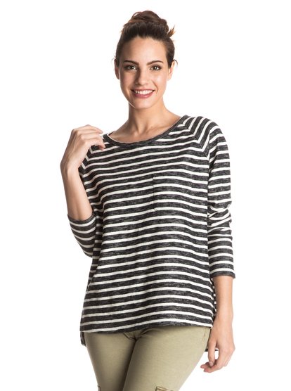 roxy, Топ с длинным рукавом Keep Up Blues, ANTHRACITE FRIDAY STRIPE (kvj4) Keep Up Blues - Long Sleeve Top ERJKT03212