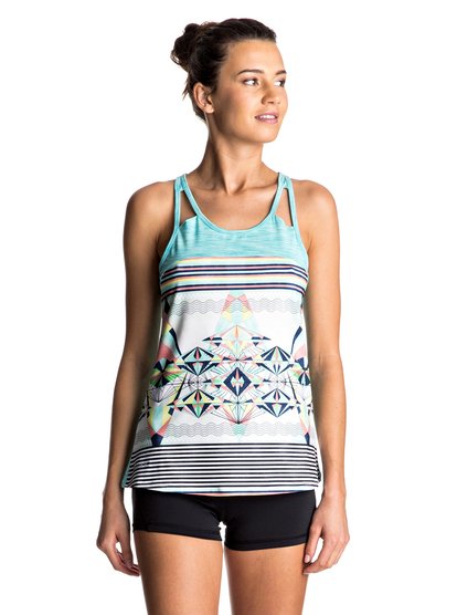roxy, Майка Thana, MARSHMALLOW PSYCHE PALM REPEAT (wbt6) Thana - Vest ERJKT03236