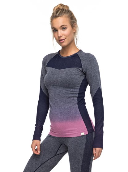 roxy, Лонгслив Passana, PEACOAT (btn0) Passana - Technical Long Sleeve Top ERJKT03271