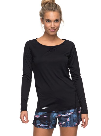 roxy, Лонгслив Wild Soul, ANTHRACITE (kvj0) Wild Soul - Technical Long Sleeve Top ERJKT03299