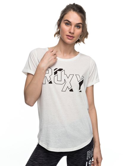 roxy, Футболка Electric Feel B, MARSHMELLOW (wbt0) Electric Feel B - T-Shirt ERJKT03312