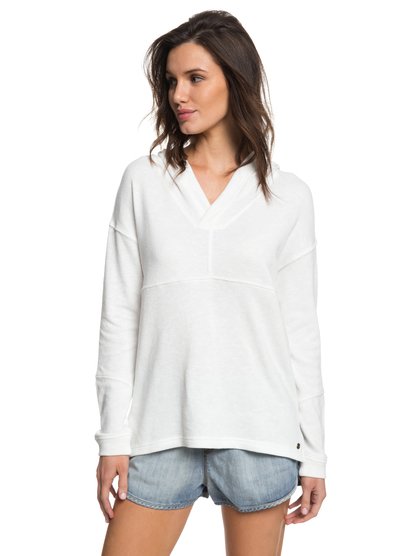 roxy, Худи Sunset Surfside, MARSHMALLOW (wbt0) Sunset Surfside - Hooded Poncho Sweatshirt ERJKT03367