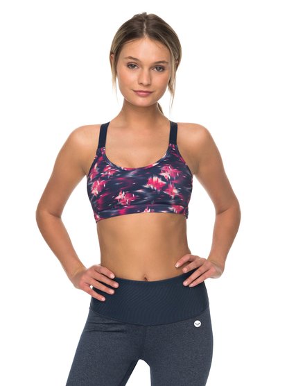 roxy, Спортивный топ Lhassa 3, DRESS BLUES NEON WATERFALL (mlj1) Lhassa 3 - Sports Bra ERJKT03405
