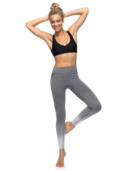 roxy, Леггинсы Passana, CHARCOAL HEATHER (kpvh) Passana - Technical Leggings ERJNP03114