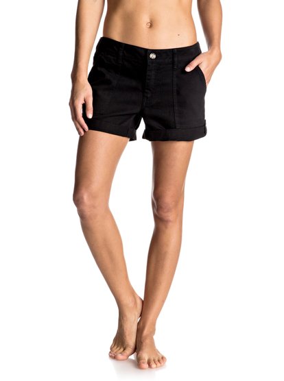 roxy, Шорты с подвернутыми штанинами Memory Holidays, ANTHRACITE (kvj0) Memory Holidays - Cuffed Shorts ERJNS03089