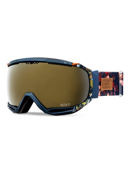 roxy, Сноубордическая маска Hubble, PEACOAT_WATERLEAF (btn4) Hubble - Snowboard/Ski Goggles ERJTG03032