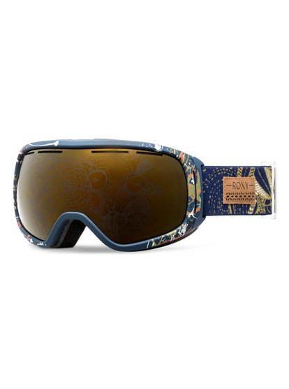roxy, Сноубордическая маска Rockferry, PEACOAT_HACKNEY EMPIRE (btn7) Rockferry - Snowboard/Ski Goggles ERJTG03033
