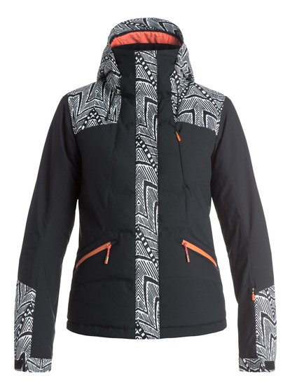 roxy, Сноубордическая куртка Flicker, MAURITIUS DAZE_EGRET (wbs6) Flicker - Snow Jacket ERJTJ03042
