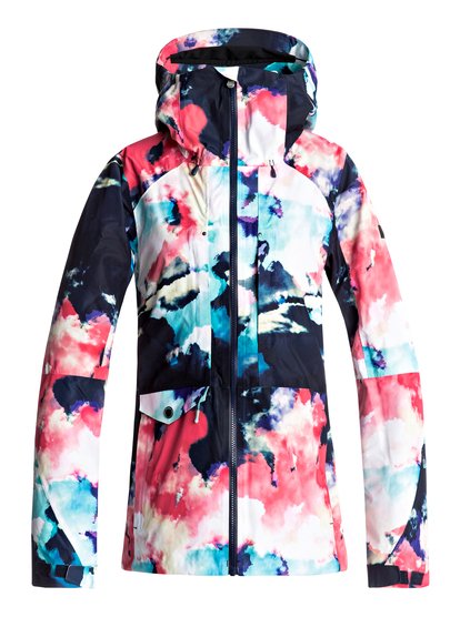 roxy, Сноубордическая куртка Essence 2L GORE-TEX®, NEON GRAPEFRUIT_CLOUD NINE (nkn6) Essence 2L GORE-TEX® - Snow Jacket ERJTJ03103