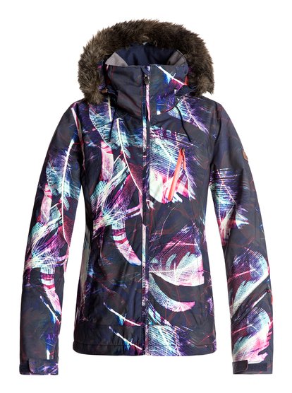 roxy, Сноубордическая куртка Jet Ski Premium, PEACOAT_SEAMLESS FEATHERS (btn5) Jet Ski Premium - Snow Jacket ERJTJ03110