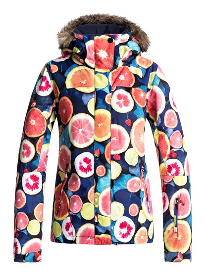 roxy, Сноубордическая куртка Jet Ski, LEMON TONIC_FRUITSOFTHEMOON (yfk6) Jet Ski - Snow Jacket ERJTJ03124