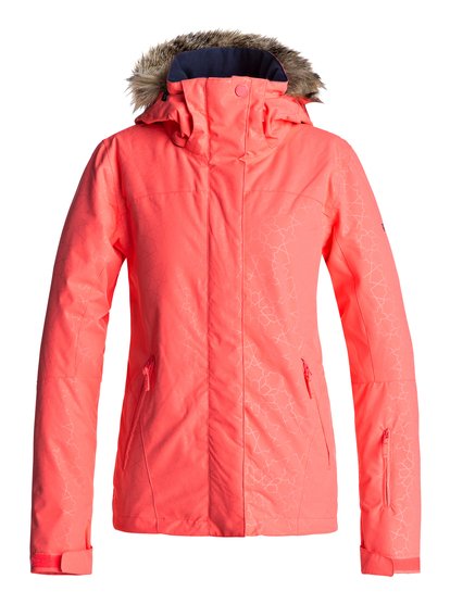 roxy, Сноубордическая куртка Jet Ski, NEON GRAPEFRUIT_GANA EMBOSS (nkn3) Jet Ski - Snow Jacket ERJTJ03131