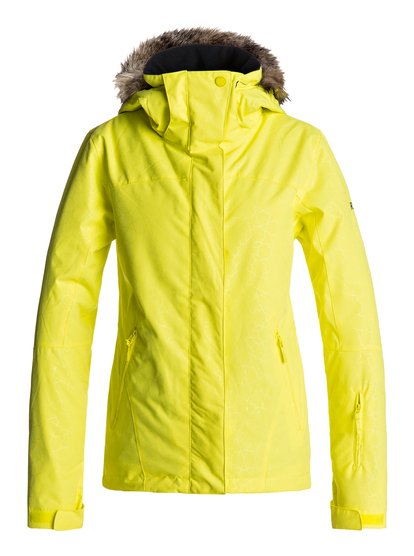 roxy, Сноубордическая куртка Jet Ski, LEMON TONIC_GANA EMBOSS (yfk8) Jet Ski - Snow Jacket ERJTJ03131