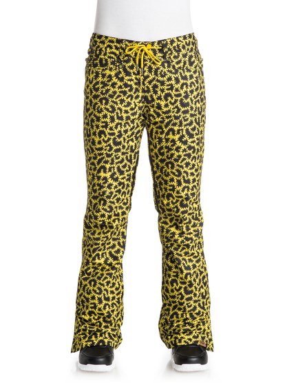 roxy, Сноубордические штаны Woodrun, HATTIE STEWART ZIGZAG LEOPARD (ygp6) Woodrun - Snow Pants ERJTP03022