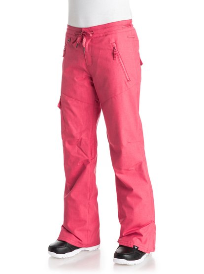 Сноубордические штаны Tonic Сноубордические штаны TonicFit loose for a relaxed cargo look, the Tonic snow pants for girls complete the look with patched side pockets and a drawcord adjuster on the waist. Crafted with 10K ROXY DryFlight® technology waterproofing for reliable waterproof and breathable protection in a wide range of winter conditions. An easy-to-wear regular fit allows space to layer and is complemented by Warmflight® level 2 insulation for low-bulk warmth, lightweight, breathable taffeta, and critically-taped seams for extra protection in the most exposed areas.<br>