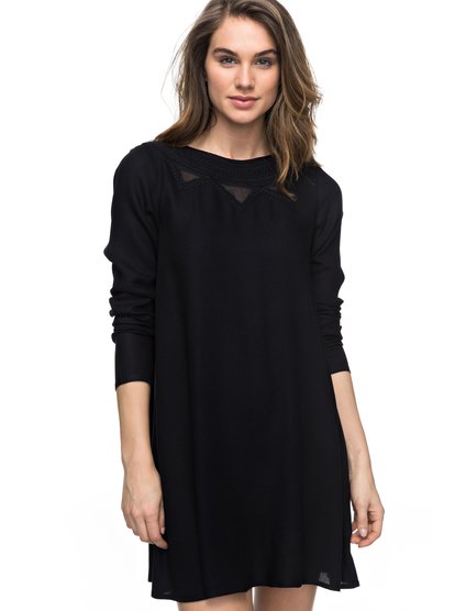 roxy, Платье Rise With The Sun, ANTHRACITE (kvj0) Rise With The Sun - Long Sleeve Dress ERJWD03158