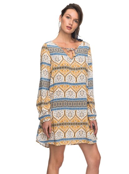 roxy, Платье View Delights, MARSHMALLOW NEW MAIDEN (wbt2) View Delights - Long Sleeve Dress ERJWD03201