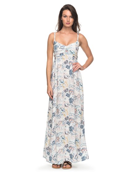 roxy, Платье Brilliant Stars, MARSHMALLOW MAHNA MAHNA (wbt7) Brilliant Stars - Strappy Maxi Dress ERJWD03214