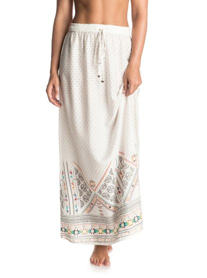 roxy, Юбка макси Solid Air, MARSHMALLOW TEX MEX BORDER (wbt6) Solid Air - Maxi Skirt ERJWK03025