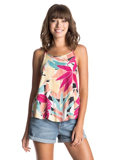 roxy, Топ Tan Lines, TROPICAL MONSOON COMBO TRUE BL (kvj6) Tan Lines - Cami ERJWT03022