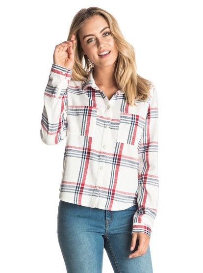 Рубашка с длинным рукавом Plaid Party Рубашка с длинным рукавом Plaid PartyСлегка угловатый крой, воротник на пуговицах и скругленный подол этой рубашки с длинным рукавом из мягкого хлопка отлично сочетаются с ее женственным фасоном и все вместе образуют классический стиль. Не забывайте также о накладных карманах и приятной расцветке. Надо примерить!<br>