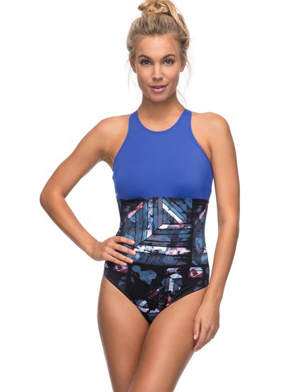 roxy, Купальник Keep It ROXY, ANTHRACITE BLUR PAINT (kvj6) Keep It ROXY - One-Piece Swimsuit ERJX103082