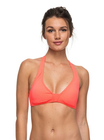roxy, Бикини 70's Halter с принтом Mix Adventure, NEON GRAPEFRUIT (nkn0) Mix Adventure - 70'S Halter Bikini Top ERJX303323