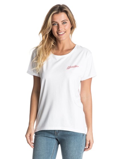 roxy, Футболка женская Roxy X Universal Blondie, WHITE (wbb0) ROXY X Universal Blondie - T-Shirt ERJZT03748