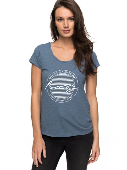 roxy, Футболка Bobby Twist Paradise, CHINA BLUE (bnd0) Bobby Twist Paradise - T-Shirt ERJZT04007