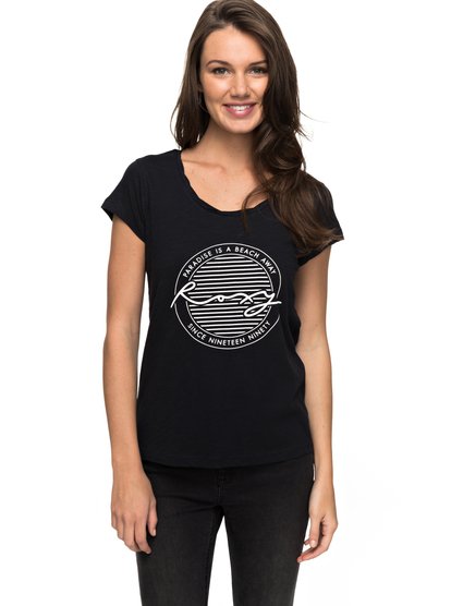 roxy, Футболка Bobby Twist Paradise, ANTHRACITE (kvj0) Bobby Twist Paradise - T-Shirt ERJZT04007