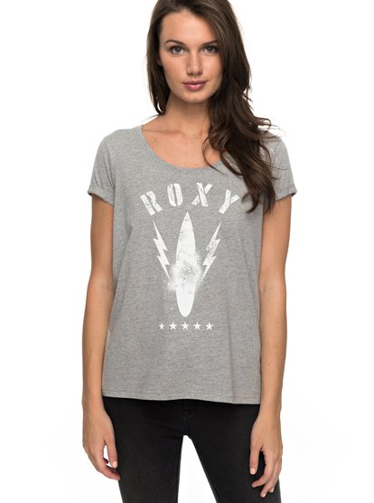 roxy, Футболка Mimi Jungle Off Duty, HERITAGE HEATHER (sgrh) Mimi Jungle Off Duty - T-Shirt ERJZT04061