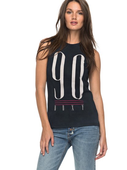 roxy, Майка Pink Fringe 90 ROXY, ANTHRACITE (kvj0) Pink Fringe 90 ROXY - Vest Top ERJZT04066