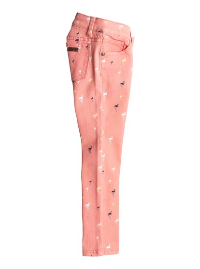 Girls Yellow Sun Denim Jeans Girls Yellow Sun Denim JeansДжинсы для девочек Yellow Sun Denim от ROXY.ХАРАКТЕРИСТИКИ: сплошной принт, на металлических кнопках, кожаная нашивка ROXY на заднем кармане.СОСТАВ: 98% хлопок, 2% эластан.<br>