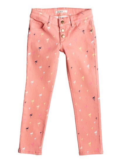 roxy, Джинсы для девочек Yellow Sun Denim, BIG POP FLAMINGO COMBO DESERT (mge6) Yellow Sun Denim - Jeans ERLDP03013
