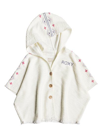 roxy, Пончо Moonlight Waves, MARSHMALLOW (wbt0) Moonlight Waves - Hooded Poncho Jacket ERLFT03129