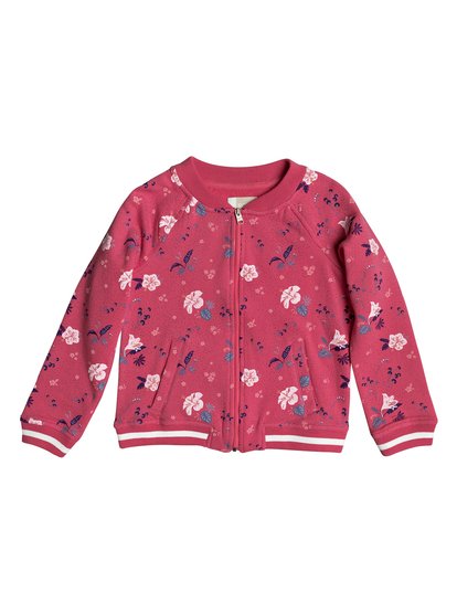 roxy, Бомбер Love Space, ROUGE RED TROPICOOL (mlj8) Love Space - Bomber Jacket Sweatshirt ERLFT03135