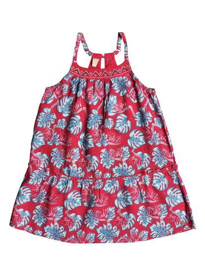 roxy, Платье Boomerang Love, ROUGE RED ABYSSAL TROPICAL (mlj6) Boomerang Love - Strappy Dress ERLWD03037
