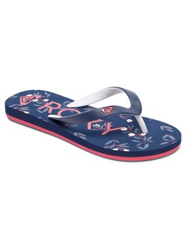 roxy, Girls 7-14 Tahiti Flip Flops, NAVY (na4) Tahiti - Flip-Flops ARGL100030