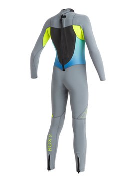 roxy, Syncro GBS 3/2mm - Combinaison Back Zip, D.GREY / F.LEMON (xkkg) Syncro GBS 3/2mm - Back Zip Wetsuit ARGW103004