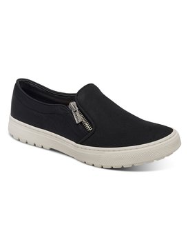 roxy, Juno - Chaussures slip-On zippées, BLACK (blk) Juno - Zip Slip-On Shoes ARJS300256