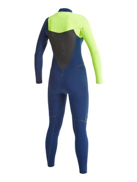 roxy, AG47 Performance 3/2mm - Combinaison zip poitrine, NAVY/ F. LEMON (xkkg) AG47 Performance 3/2mm - Chest Zip Wetsuit ARJW103019