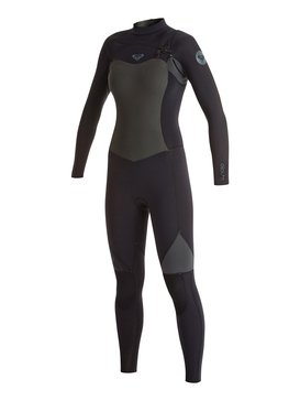 roxy, Syncro GBS 3/2mm - Combinaison zip poitrine, BLACK (kvd0) Syncro GBS 3/2mm - Chest Zip Wetsuit ARJW103021